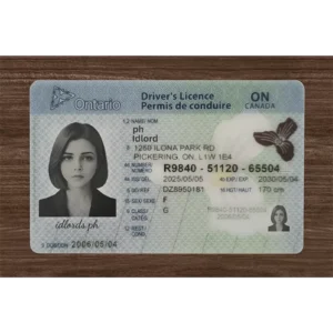 Ontario (ON) Fake ID (2025 version)