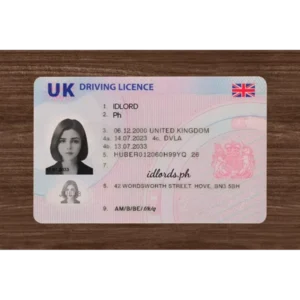 United Kingdom (UK) Fake Dirving Licence
