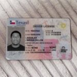 Texas (US) BRYAN DILLON Fake ID Driving License.